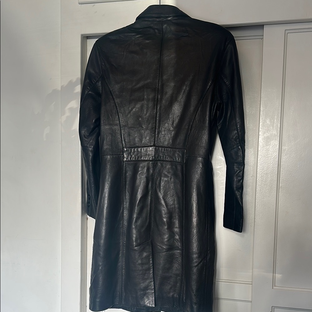 Elegant Black Leather Jacket for Women Genuine leather - Picture 5 of 13